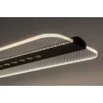 Rábalux 72026 Norael Beltéri lámpa, Függeszték, fekete-átlátszó LED 40, IP20