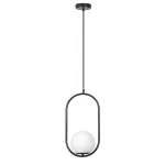 Rábalux 72028 Ghita Függeszték fekete E27 1x MAX 20 IP20