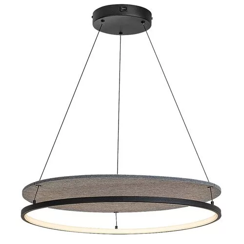 Rábalux 72032 Farenzo Beltéri lámpa, Függeszték, fekete-szürke LED 40, IP20