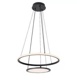   Rábalux 72040 Jasero Beltéri lámpa, Függeszték, fekete-fehér LED 42, IP20