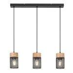 Rábalux 72043 Callum Függeszték bükk-fekete E27 3x MAX 25, IP20