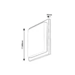 Rábalux 7204 Ontario Kültéri fali lámpa antracit-fehér LED 8, IP65