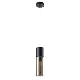   Rábalux 72051 Ronno Függeszték fekete-füstszínű E27 1x MAX 25, IP20
