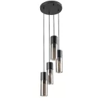 Rábalux 72054 Ronno Függeszték fekete-füstszínű E27 4x MAX 25, IP20
