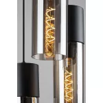 Rábalux 72054 Ronno Függeszték fekete-füstszínű E27 4x MAX 25, IP20
