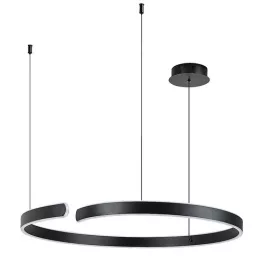  Rábalux 72115 Silnora Beltéri lámpa, Függeszték, fekete-fehér LED 45, IP20