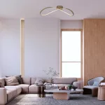 Rábalux 72116 Castiel Beltéri lámpa, Mennyezeti lámpa, arany-fehér LED 30, IP20