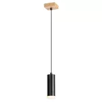Rábalux 72121 Toras Spotlámpa tölgy-fekete GU10 1X MAX 5, IP20