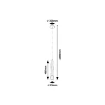 Rábalux 72131 Braulia Függeszték bükk-fekete GU10 1x MAX 50, IP20