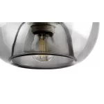 Rábalux 72132 Cameo Beltéri lámpa, Függeszték, fekete-füstszínű üveg E27E27 1x MAX 60, IP20