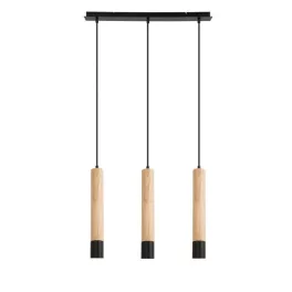   Rábalux 72133 Braulia Függeszték bükk-fekete GU10 3x MAX 50, IP20