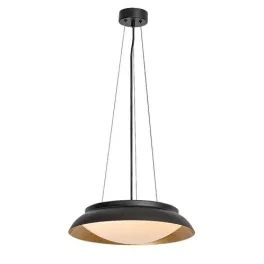   Rábalux 72134 Hafsa Beltéri lámpa Függeszték fekete/ arany, fehér LED 24, meleg fehér (2700-3000K), IP20