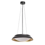 Rábalux 72134 Hafsa Beltéri lámpa Függeszték fekete/ arany, fehér LED 24, meleg fehér (2700-3000K), IP20