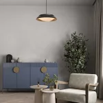 Rábalux 72134 Hafsa Beltéri lámpa Függeszték fekete/ arany, fehér LED 24, meleg fehér (2700-3000K), IP20