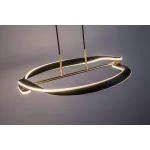 Rábalux 72149 Adalind Beltéri lámpa, Függeszték, fekete/ arany-fehér LED 40, IP20