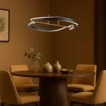 Rábalux 72149 Adalind Beltéri lámpa, Függeszték, fekete/ arany-fehér LED 40, IP20