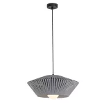 Rábalux RBL72150 Revan Beltéri lámpa Függeszték fekete, szürke E27 1x MAX 6 IP20