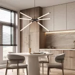 Rábalux 72168 Nivaro Beltéri lámpa, Függeszték, fekete-fehér LED 36, IP20
