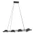 Rábalux 72218 Odiss Beltéri lámpa Függeszték fekete, fehér LED 36, meleg fehér (2700-3000K), IP20
