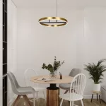 Rábalux RBL72221 Thric Beltéri lámpa Függeszték fekete/ arany, fehér LED 42 IP20