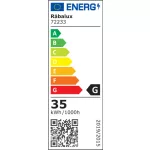 Rábalux RBL72233 Jarnelle Beltéri lámpa Függeszték szatin króm, fehér LED 35 IP20