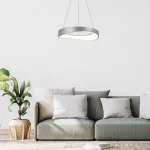 Rábalux 72236 Iliana Beltéri lámpa Függeszték ezüst, fehér LED 56, meleg fehér (2700-3000K), IP20