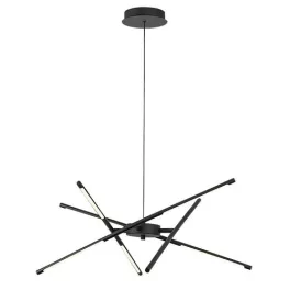   Rábalux 72237 Henli Beltéri lámpa Függeszték fekete, fehér LED 30, meleg fehér (2700-3000K), IP20