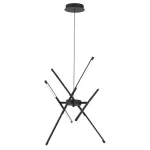 Rábalux 72237 Henli Beltéri lámpa Függeszték fekete, fehér LED 30, meleg fehér (2700-3000K), IP20