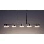 Rábalux 72240 Madi Beltéri lámpa Függeszték matt fekete, fehér LED 20, meleg fehér (2700-3000K), IP20