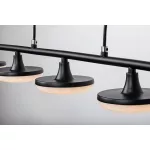 Rábalux 72240 Madi Beltéri lámpa Függeszték matt fekete, fehér LED 20, meleg fehér (2700-3000K), IP20