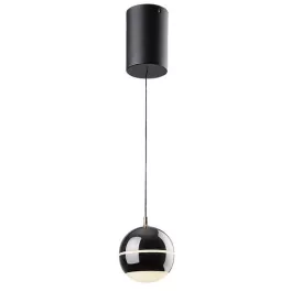   Rábalux 72246 Maelo Beltéri lámpa Függeszték fekete, fehér LED 6, természetes fehér (3500-5000 K), IP20