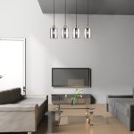 Rábalux 72247 Perez Beltéri lámpa Függeszték matt fekete, füstszínű E27 4x MAX 40, IP20