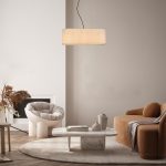 Rábalux RBL72251 Narmin Beltéri lámpa Függeszték matt fekete, bézs E27 3x MAX 40 IP20