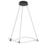 Rábalux 72253 Serena Beltéri lámpa Függeszték fekete, fehér LED 34, természetes fehér (3500-5000 K), IP20