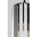 Rábalux 72254 Veness Beltéri lámpa Függeszték matt fekete, füstszínű E27 1x MAX 40, IP20