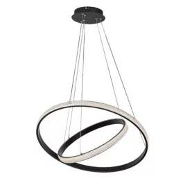   Rábalux 72259 Grete Beltéri lámpa Függeszték fekete, fehér LED 60, meleg fehér (2700-3000K), IP20