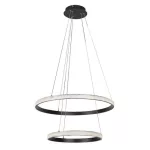 Rábalux 72259 Grete Beltéri lámpa Függeszték fekete, fehér LED 60, meleg fehér (2700-3000K), IP20