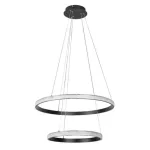 Rábalux 72259 Grete Beltéri lámpa Függeszték fekete, fehér LED 60, meleg fehér (2700-3000K), IP20