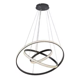   Rábalux 72260 Grete Beltéri lámpa Függeszték fekete, fehér LED 100, meleg fehér (2700-3000K), IP20