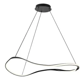   Rábalux 72266 Mirossi Beltéri lámpa Függeszték fekete, fehér LED 40, természetes fehér (3500-5000 K), IP20