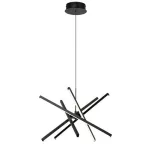Rábalux 72267 Matilde Beltéri lámpa Függeszték fekete, fehér LED 48, természetes fehér (3500-5000 K), IP20