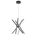 Rábalux 72267 Matilde Beltéri lámpa Függeszték fekete, fehér LED 48, természetes fehér (3500-5000 K), IP20