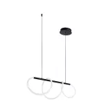 Rábalux 72269 Montema Beltéri lámpa Függeszték fekete, fehér LED 40, természetes fehér (3500-5000 K), IP20