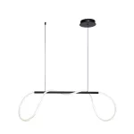 Rábalux 72269 Montema Beltéri lámpa Függeszték fekete, fehér LED 40, természetes fehér (3500-5000 K), IP20