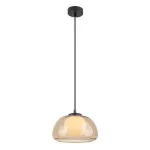 Rábalux 72273 Elowen Beltéri lámpa, Függeszték, fekete-borostyán G9G9 1x MAX 5, IP20