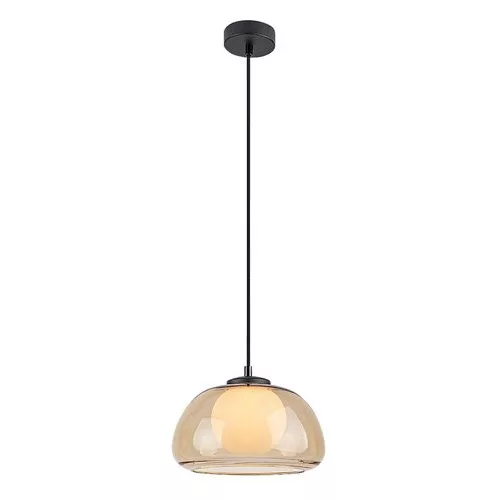 Rábalux 72273 Elowen Beltéri lámpa, Függeszték, fekete-borostyán G9G9 1x MAX 5, IP20