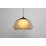 Rábalux 72273 Elowen Beltéri lámpa, Függeszték, fekete-borostyán G9G9 1x MAX 5, IP20
