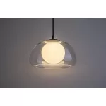 Rábalux 72274 Elowen Beltéri lámpa, Függeszték, fekete-átlátszó G9G9 1x MAX 5, IP20