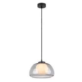   Rábalux 72275 Elowen Beltéri lámpa, Függeszték, fekete-füstös G9G9 1x MAX 5, IP20