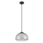 Rábalux 72275 Elowen Beltéri lámpa, Függeszték, fekete-füstös G9G9 1x MAX 5, IP20